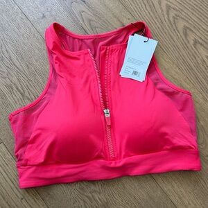 Knix High Energy Bikini Top - Hot Pink - Size L - NWT